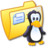 黄河Linux的文件夹 Folder Yellow Linux